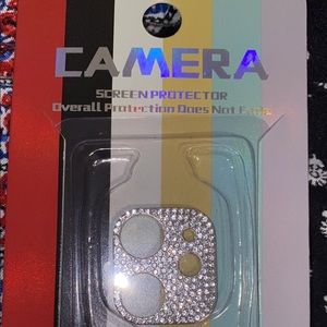 iPhone 11 glitter camera sticker/cover